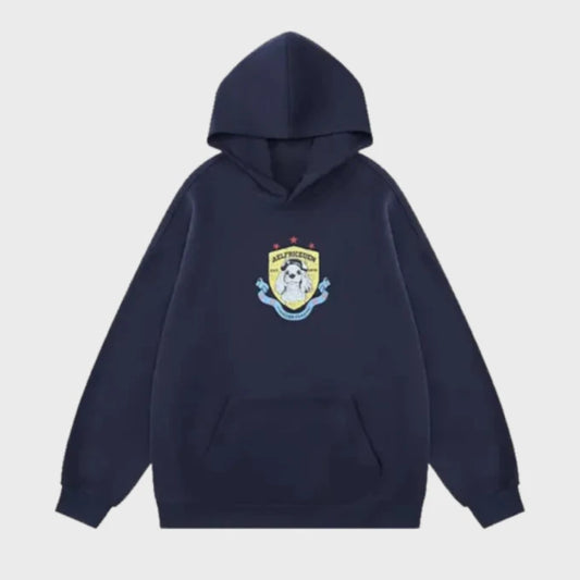 Aelfric Eden Puppy Badge Print Hoodie