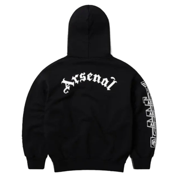 Arsenal Column Black Hoodie