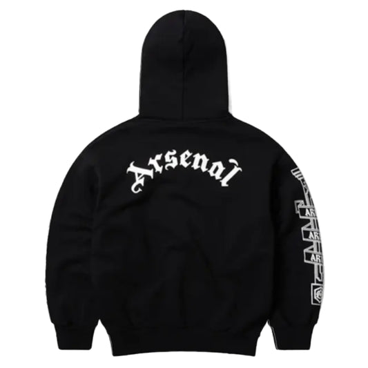 Arsenal Column Black Hoodie