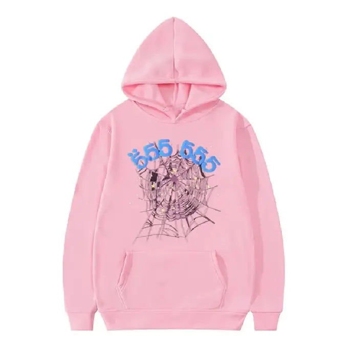 Sp5der 555 Pink Hoodie