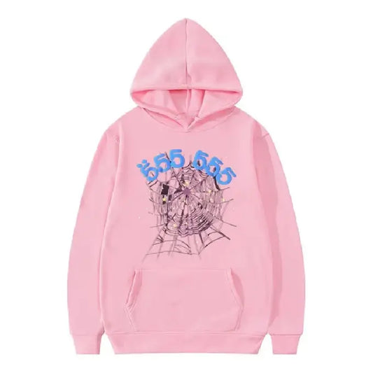 Sp5der 555 Pink Hoodie