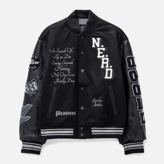 Pleasures Nerd Varsity Jacket