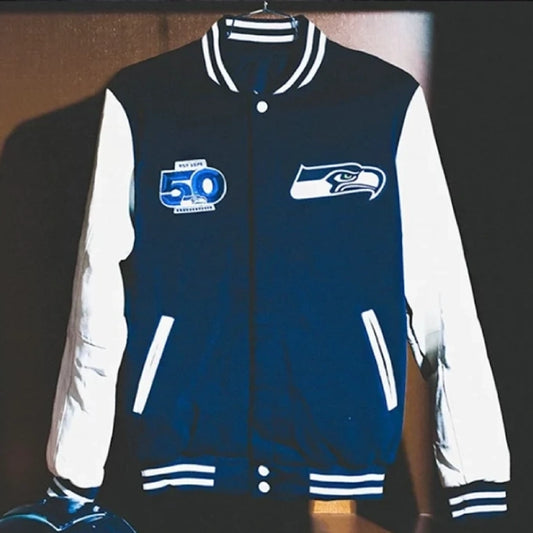 Seattle Seahawks 50th Season 2025 Jacket